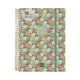 AGENDA ESCOLAR ESPIRAL 18 MESES E10 155X212 2DP 25-26 DAISY | FINOCAM